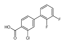 2-chloro-4-(2,3-difluorophenyl)benzoic acid Structure
