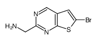 (6-溴-噻吩并[2,3-d]嘧啶-2-基)-甲基-胺结构式
