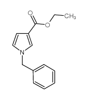 1-苄基吡咯-3-羧酸乙酯结构式