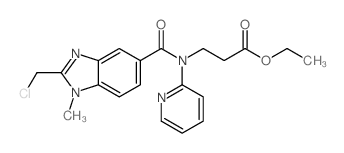 ETHYL 3-(2-(CHLOROMETHYL)-1-METHYL-N-(PYRIDIN-2-YL)-1H-BENZO[D]IMIDAZOLE-5-CARBOXAMIDO)PROPANOATE picture