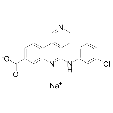 CX-4945 (sodium salt) Structure