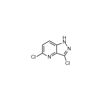 3,5-二氯-1H-吡唑并[4,3-b]吡啶结构式