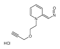 oxo-[(E)-[1-(2-prop-2-ynoxyethyl)pyridin-2-ylidene]methyl]azanium,chloride Structure