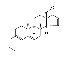 3-ethoxy-18-methyl-estra-3,5,15-trien-17-one Structure