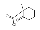 Cyclohexanecarbonyl chloride, 1-methyl-2-oxo- (9CI)结构式