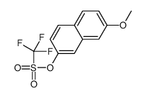 (7-methoxynaphthalen-2-yl) trifluoromethanesulfonate Structure