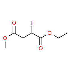 Butanedioic acid, iodo-, 1-ethyl 4-methyl ester (9CI) Structure