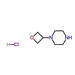 1-(3-Oxetanyl)piperazine hydrochloride (1:1) Structure