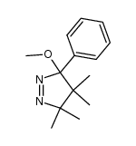 3-methoxy-4,4,5,5-tetramethyl-3-phenyl-4,5-dihydro-3H-pyrazole结构式