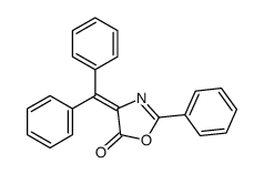 4-benzhydrylidene-2-phenyl-1,3-oxazol-5-one Structure