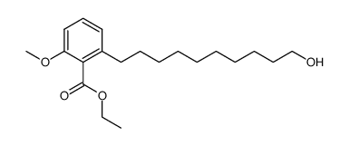 ethyl 2-(10-hydroxydecyl)-6-methoxybenzoate Structure