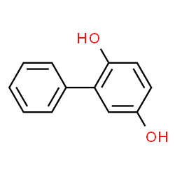 2-phenylbenzene-1,4-diol Structure