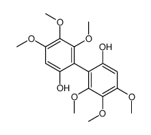 2-(6-hydroxy-2,3,4-trimethoxyphenyl)-3,4,5-trimethoxyphenol Structure