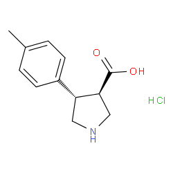 (±)-trans-4-(4-methyl-phenyl)-pyrrolidine-3 Structure