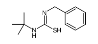 1-benzyl-3-tert-butylthiourea Structure