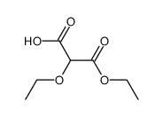 2-ethoxy-malonic acid monoethyl ester Structure
