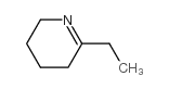 2-乙基-3,4,5,6-四氢吡啶结构式