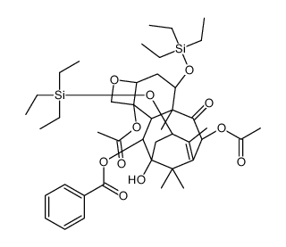 7,13-双-O-(三乙基甲硅烷基)浆果赤霉素III结构式