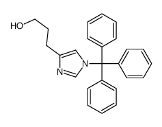 3-(1-三苯甲基-4-咪唑基)丙醇结构式