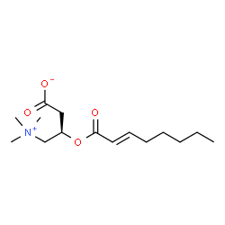 trans-2-Octenoyl-L-carnitine Structure