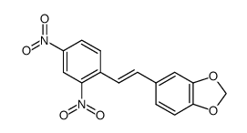 2,4-dinitro-3',4'-methylenedioxystilbene结构式