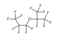 1,1,1,2,3,3,3-heptafluoro-2-(1,1,2,3,3,3-hexafluoro-2-iodopropoxy)propane Structure