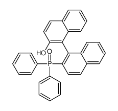 1-(2-diphenylphosphorylnaphthalen-1-yl)naphthalen-2-ol结构式