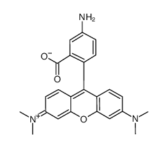 6-amino-3',6'-bis(dimethylamino)spiro[2-benzofuran-3,9'-xanthene]-1-one Structure