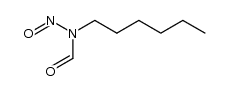 N-Hexyl-N-nitroso-formamid结构式