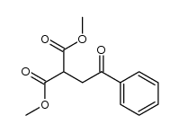 dimethyl 2-(2-oxo-2-phenyl-ethyl)malonate结构式