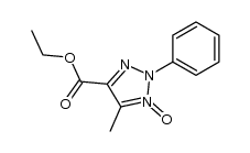 4-Methyl-2-phenyl-5-ethoxycarbonyl-1,2,3-triazole-3-oxide Structure