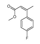 methyl 3-(4-fluorophenyl)but-2-enoate结构式