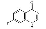 7-碘喹唑啉-4(1H)-酮结构式