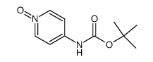 Carbamic acid, (1-oxido-4-pyridinyl)-, 1,1-dimethylethyl ester (9CI) Structure