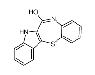 5,7-dihydroindolo[3,2-b][1,5]benzothiazepin-6-one结构式