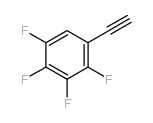 1-ETHYNYL-2,3,4,5-TETRAFLUORO-BENZENE结构式
