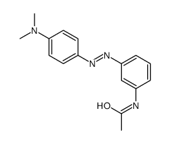 N-[3-[[4-(dimethylamino)phenyl]diazenyl]phenyl]acetamide Structure