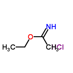 Ethyl acetimidate hydrochloride structure