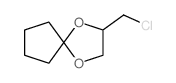 1,4-Dioxaspiro[4.4]nonane,2-(chloromethyl)- Structure