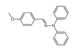 4-methoxy-benzaldehyde diphenylhydrazone结构式