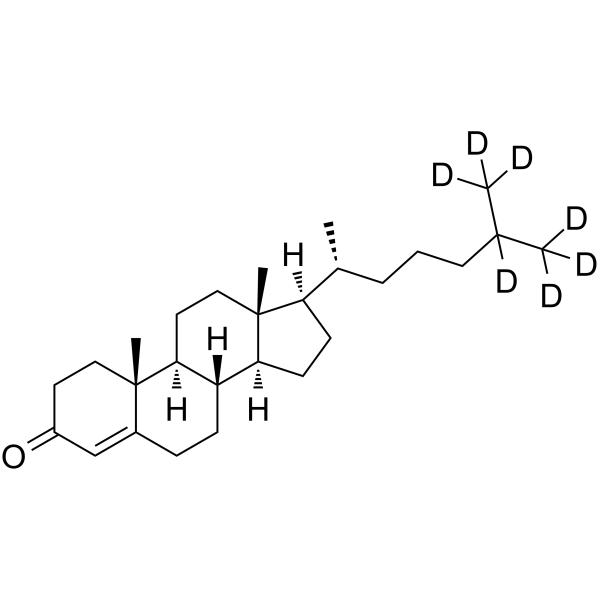 Cholestenone-d7 Structure