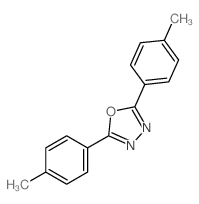 1,3,4-Oxadiazole,2,5-bis(4-methylphenyl)-结构式