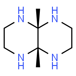 Pyrazino[2,3-b]pyrazine, decahydro-4a,8a-dimethyl-, cis- (9CI) Structure