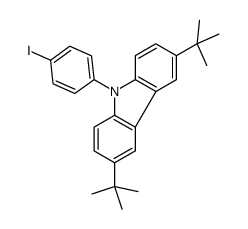 3,6-ditert-butyl-9-(4-iodophenyl)carbazole Structure