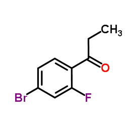 1-(4-溴-2-氟苯基)丙-1-酮结构式