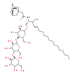 C2 Adamantanyl Globotriaosylceramide (d18:1/2:0)结构式