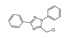 5-(chloromethyl)-1,3-diphenyl-1,2,4-triazole结构式