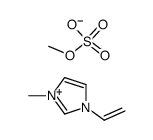1-乙烯基-3-甲基咪唑硫酸甲酯盐结构式