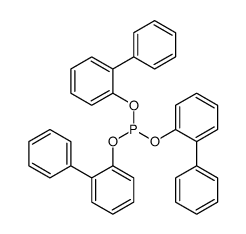 tris[[1,1'-biphenyl]-2-oxy]phosphine Structure