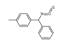4-methyl-benzhydryl isothiocyanate Structure